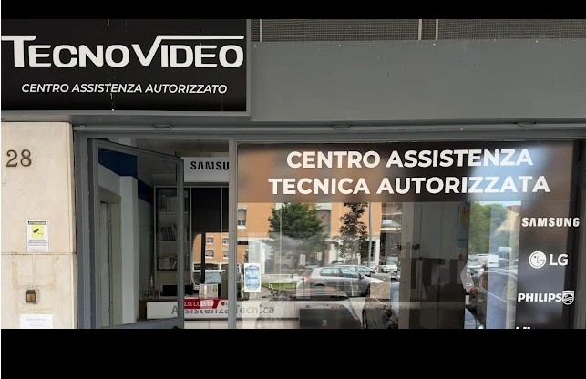 TecnoVideo - Centro Assistenza Tecnica Autorizzata, vetrina sede Mantova