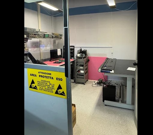 Laboratorio TecnoVideo - Area Protetta ESD